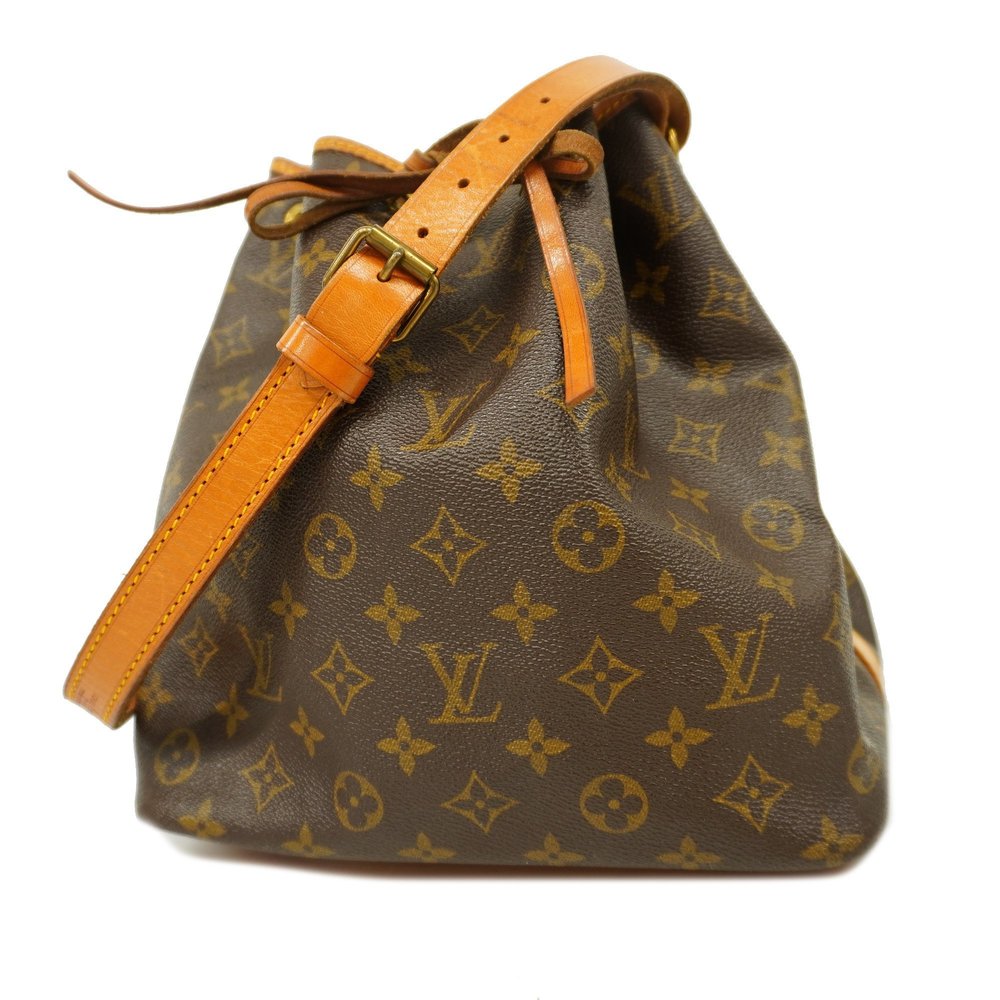 Auth Louis Vuitton Monogram Petit Noe M42226 Women's Shoulder Bag